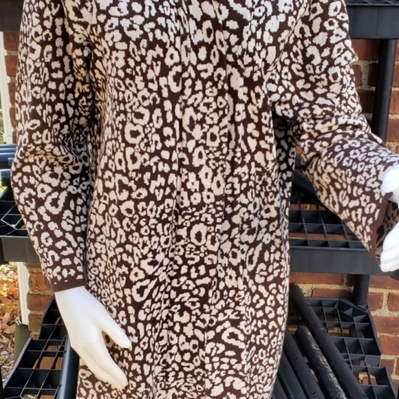 Style & Company Animal print‎ open cardigan 1X - Picture 5 of 9